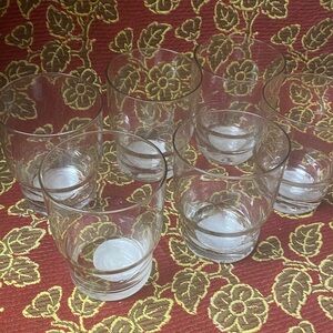 Set of 6 Threshold Glass Tumblers – 12oz Pink Drinking Glasses
